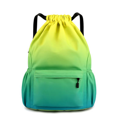 Auf maßgeschneiderte Farbe gedruckt, praktisch, leicht, langlebig, wasserdicht, mit Schnürstrang, Gym-Rucksack