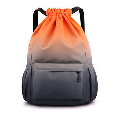 Auf maßgeschneiderte Farbe gedruckt, praktisch, leicht, langlebig, wasserdicht, mit Schnürstrang, Gym-Rucksack
