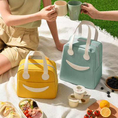 Wasserdichtes Zeichentrickbildmuster Anpassungsfähige Schul- Isolierte Box Taschen für Kinder Mittagessen