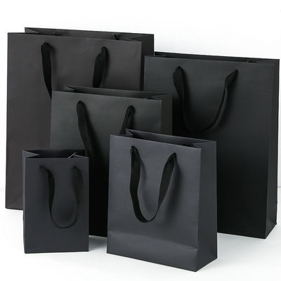 Custom Printed Logo Luxus Boutique Shopping Papier-Geschenktaschen
