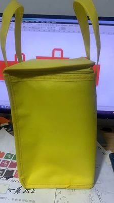 Farbgeschneiderte nicht gewebte Isolier-Lunch-Cooler-Einkaufstüte für Picknick-Eispack