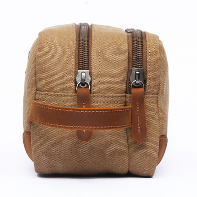 Leinwand Toilettenbeutel für Männer Custom Bart Pflege Rasieren Dopp Kit Kosmetik Reisen