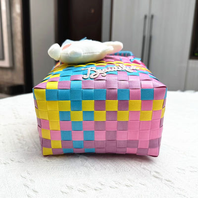 Farbenfrohe Kinder Mini-Einkaufszentrum Spielzeugkorb Klapptasche Tragbare Handtasche