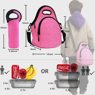 12.6x6.3x12.6 Zoll isolierte Thermal Lunch Box Tote Bag für Schüler Schule Neopren