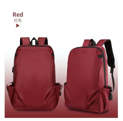 Oxford Laptop Rucksack mit USB-Ladestation und Computer-Zwischenschicht für Geschäftsreisen