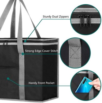 Nahrungsmittel Custom Logo Wiederverwendbarer Tote Bag Isolierter Kühlgerät Baby Milchbeutel für Lebensmittelgeschäfte
