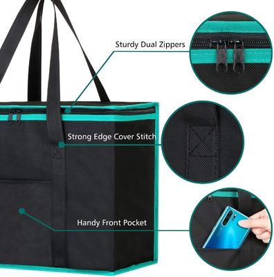 Custom Logo Isolierte Tote Lebensmittelliefertasche Custom Logo Feste Farbe Muster Typ