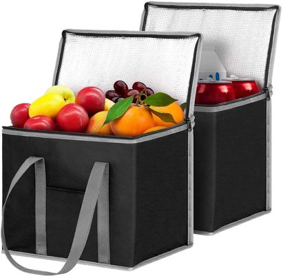 Custom Logo Isolierte Tote Lebensmittelliefertasche Custom Logo Feste Farbe Muster Typ