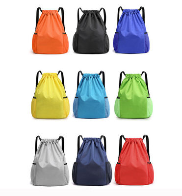 Individuelles Logo Akzeptiert Schultasche Schnürstrich Rucksack zum Fitnessstudio Reisen Strandschwimmen