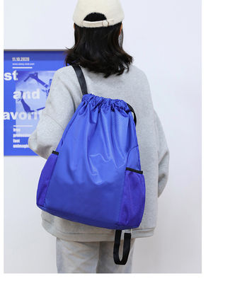 Individuelles Logo Akzeptiert Schultasche Schnürstrich Rucksack zum Fitnessstudio Reisen Strandschwimmen