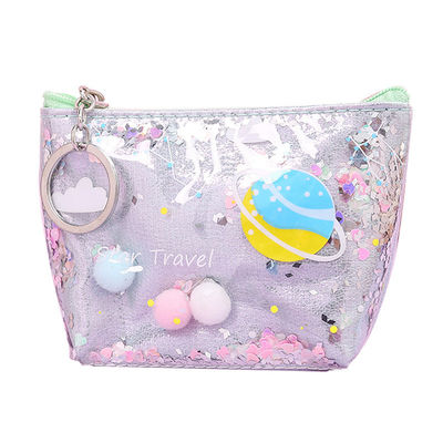 Trendy Style Baumwolle Leinwand Reißverschluss Reisetasche Make-up Kosmetik Tasche mit festem Muster