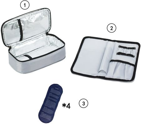 Insulin-Kühler-Reisetasche mit Isolierfolie