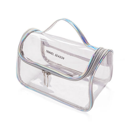Bequeme Tasche für Kosmetika Wasserdichte Durchsichtige Schönheitsreise Make-up-Tasche