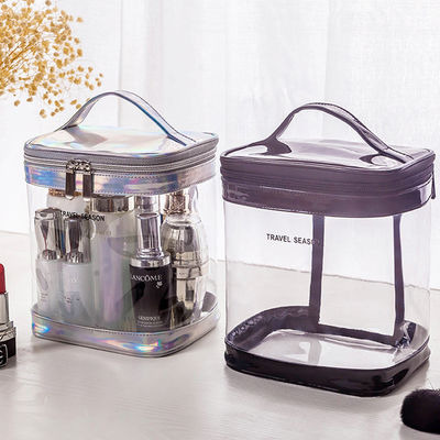 Bequeme Tasche für Kosmetika Wasserdichte Durchsichtige Schönheitsreise Make-up-Tasche