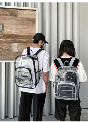 Neueste Mode-Style Rucksack Transparentes PVC Wasserdicht Unisex Schultaschen 3PCS Set