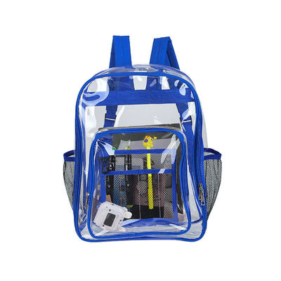 Multi-Pocket Transparent Schul Rucksack mit benutzerdefiniertem Logo und wasserdichtem Funktion