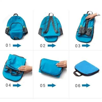Customized Logo Baumwolle Stoff Gym Stil Rucksack für Outdoor Sport Klettern Camping Wandern