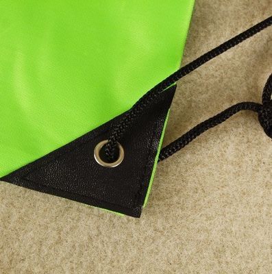 String Schließung Custom Logo 210D Polyester Drawstring Rucksack für Reisen