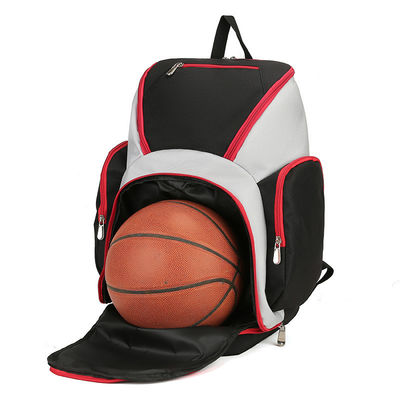 Team Basketball Rucksack Männer Sport Gym Tasche mit Buchstabenmuster und Reißverschluss