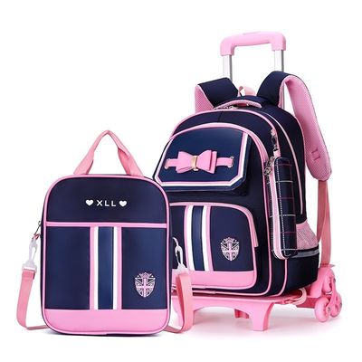Custom Logo Cartoon Muster Typ Trolley Schultasche für Kinder Einzigartiges Design