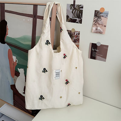 Hochschüler-Schultertasche Großkapazität Tote-Tasche mit süßem Blumendruckdesign