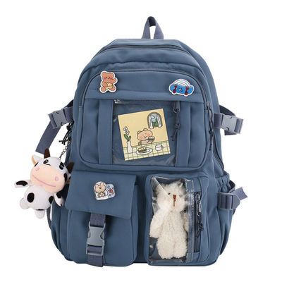 Customized Farbe koreanischer Rucksack Chinesisch niedlich schicke Kawai Schultaschen für High School Teenager