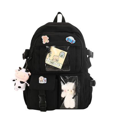 Customized Farbe koreanischer Rucksack Chinesisch niedlich schicke Kawai Schultaschen für High School Teenager