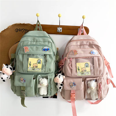 Customized Farbe koreanischer Rucksack Chinesisch niedlich schicke Kawai Schultaschen für High School Teenager