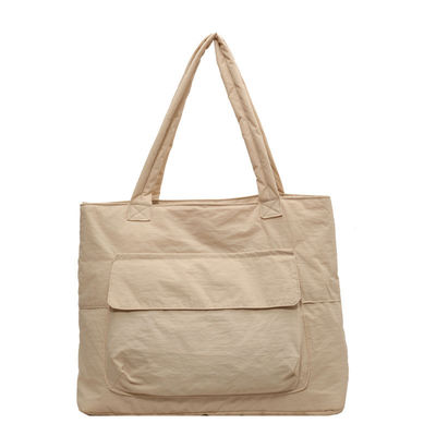 Großkapazitätsarbeit Oxford Tote Schultertasche kundenspezifisch gefertigt mit offenem Verschluss wasserdichtes Nylon