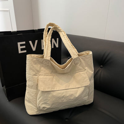 Großkapazitätsarbeit Oxford Tote Schultertasche kundenspezifisch gefertigt mit offenem Verschluss wasserdichtes Nylon