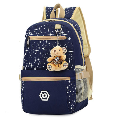Schultasche Kinder Rucksack Set von 3 für Freizeitreisen mit wasserdichtem Design