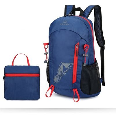Custom Logo Nylon Sport Fitness-Taschen Klapptaschen Leichtgewicht Wasserdicht Ausfahrt Rucksack