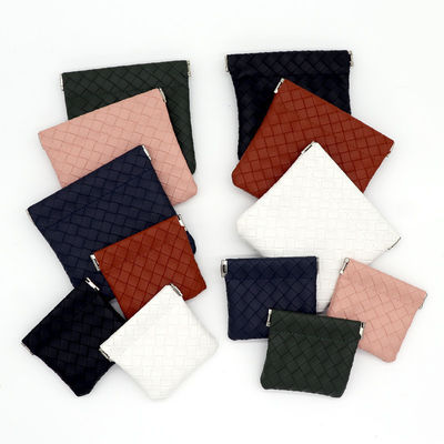 Bräutigam-Lederbeutel Bräutigam-Leder-Kosmetik-Tasche in massivem Muster