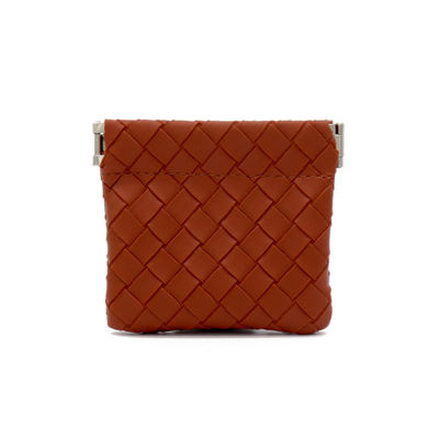 Bräutigam-Lederbeutel Bräutigam-Leder-Kosmetik-Tasche in massivem Muster