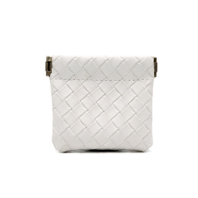 Bräutigam-Lederbeutel Bräutigam-Leder-Kosmetik-Tasche in massivem Muster