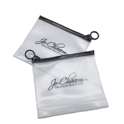 Transparente PVC-Kosmetik-Tasche mit Reißverschluss