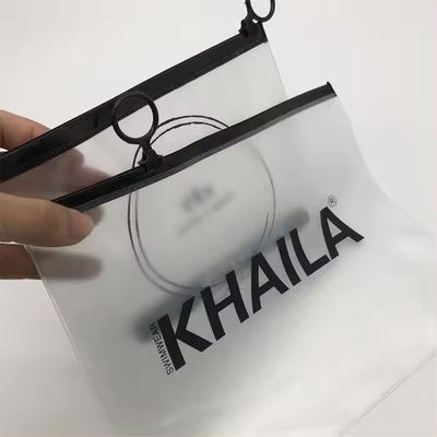 Transparente PVC-Kosmetik-Tasche mit Reißverschluss