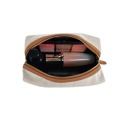 Mini-Kosmetik-Taschen Custom-Logo Reisen Schwere Leinwand Make-up-Taschen Toilettenbeutel für Mädchen