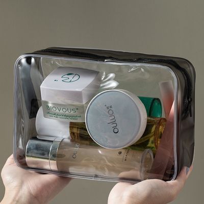 PVC-Material Kosmetik Bequemlichkeit Klares Make-up Organisator Box für Frauen Reisen