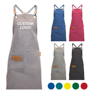 Custom Logo Cross Back Baumwollschürze für Küchenchef im Großhandel Bestellung Lieferung Kauf