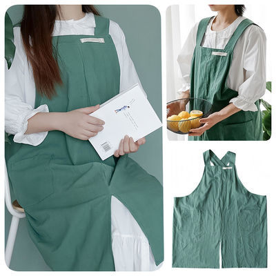 Einkaufen für benutzerdefiniertes Logo Küche Koch Kochen Kaffee Restaurants Cross Back Baumwolle Schürze