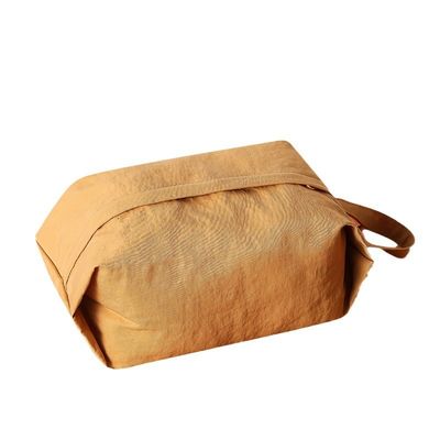 Kosmetische Tasche mit großer Kapazität aus Leinwand für bequeme Reise und Organisation von Make-up