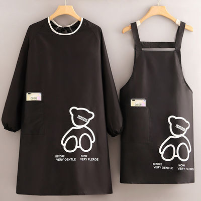 Custom Print Küchen-Kochschürze Für Chef Sublimation wasserdichte Baumwolle Polyester Schürze Logo Set