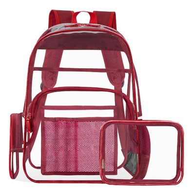 Der neueste modische PVC-Rücksack ist perfekt für Schulaktivitäten.