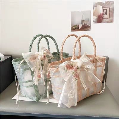 Polyester Auskleidung PVC Gewebe Tote Gelee Taschen für Frauen Geschenke und Hochzeiten Ideale Wahl