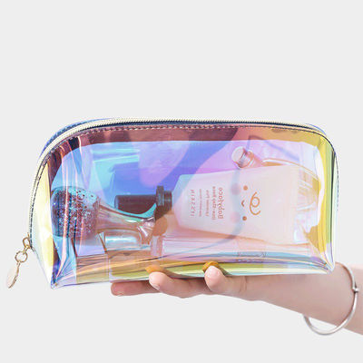 Custom Logo Transparente Laser Kosmetik Tasche für den täglichen Leben und Reise Komfort