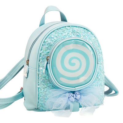 Alltägliches Schulleben Farbenfrohe Kinder-Cartoon-Schultaschen mit Design-Glitzer-LED-Lichter