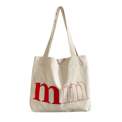 Personalisierte Logo einfache Gelegenheitsbrief Leinwandtasche für Frühjahr Sommer grüne Schultertasche