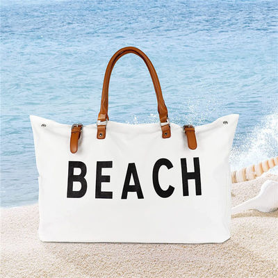 Custom Canvas Tote Bag 2023 Design Große Strandtasche für Frauen Wasserdicht und Sanddicht