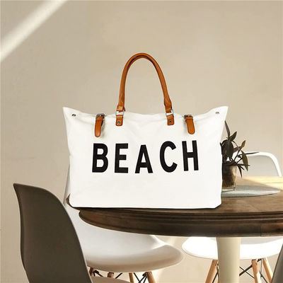 Custom Canvas Tote Bag 2023 Design Große Strandtasche für Frauen Wasserdicht und Sanddicht